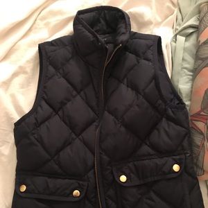 Jcrew puffer vest, slightly worn